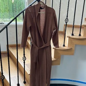 360Cashmere long cardigan with belt size Medium